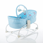 Berceau Bébé Balancelle 3 en 1 – Lit, Balancelle & Éveil dès la Naissance