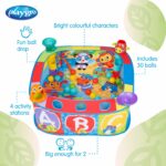 Tapis d’Éveil Playgro 6EN1 avec 32 Balles – Pop and Drop Activity Gym Bébé