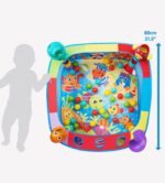 Tapis d’Éveil Playgro 6EN1 avec 32 Balles – Pop and Drop Activity Gym Bébé – Image 3