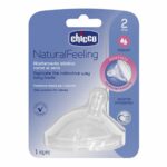 Tétines Chicco NaturalFeeling 2M+ Débit Adapté Bébé