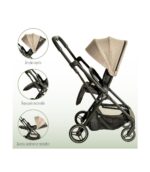 Poussette Réversible Olmitos EOLIA – Confort Premium, Face Parent & Face Route – Image 4