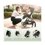 Poussette Réversible Olmitos EOLIA – Confort Premium, Face Parent & Face Route