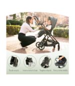 Poussette Réversible Olmitos EOLIA – Confort Premium, Face Parent & Face Route