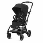 Poussette Cybex Eezy S Twist+ 2 360° Magic Black – Réversible, Compacte & Confort Premium