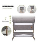 Mini Berceau Cododo 4 en 1 SOMNI by Niu – Lit Bébé Évolutif, Confort & Sécurité – Image 12