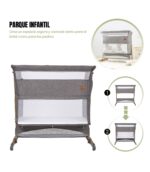 Mini Berceau Cododo 4 en 1 SOMNI by Niu – Lit Bébé Évolutif, Confort & Sécurité – Image 9