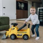 Voiture Porteur Bébé Free2Move Bulldozer avec Sons et Lumières – Porteur Enfant Chantier 19-36 Mois | Inya Baby – Image 4