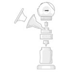 Tire-Lait Électrique NUK Luna 2 Phases Prix Algérie – Tire Lait Bébé Silencieux Sans BPA | Inya Baby – Image 3