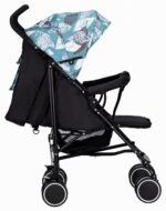 Poussette Bébé FreeON Simple Design vert avec imprimé feuilles bleues Légère 0–15 kg (Jusqu’à 3 Ans) en Algérie | Inya Baby – Image 3
