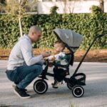 Tricycle Évolutif FreeON Elipso 360° – Tricycle Bébé avec Canopy et Poignée Parentale | Inya Baby