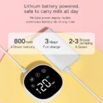 Tire-lait Électrique Double Portable MY-376 Sans Fil – Mains Libres Rechargeable | Inya Baby Algérie – Image 6