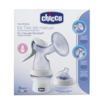 Tire-lait Manuel Chicco NaturalFeeling avec Accessoires – Doux, Ergonomique & Efficace | Inya Baby Algérie
