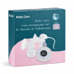 Tire-Lait Électrique Double Baby Care – 3 Modes, 9 Niveaux, Mains Libres