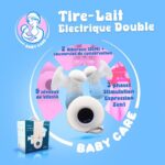 Tire-Lait Électrique Double Baby Care – 3 Modes, 9 Niveaux, Mains Libres – Image 3