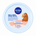 Nivea Baby Crème Douce Visage & Corps 200ml – Crème Hydratante Bébé Peaux Sensibles