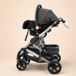 Poussette 3en1 NAF NAF avec Siège Auto + Landau + Habillage Pluie – Pack Naissance Complet en Algérie | Inya Baby – Image 2