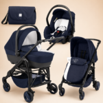 Cam Combi Tris Trio 3en1 – Poussette Bébé avec Landau, Siège Auto et Sac à Langer
