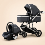 Poussette 3en1 NAF NAF avec Siège Auto + Landau + Habillage Pluie – Pack Naissance Complet en Algérie | Inya Baby