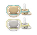 Sucettes Philips Avent Ultra Air 0-6 Mois – Lot de 2 | Douces, Respirantes et Sans BPA – Image 3