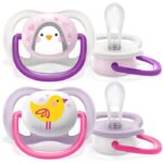 Sucettes Philips Avent Ultra Air Animals 0-6 Mois – Lot de 2 Sucettes Orthodontiques – Image 3