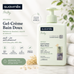 Gel-Crème Bain Doux Suavinex Baby 500 ml – Nettoie, Nourrit et Adoucit la Peau de Bébé dès la Naissance